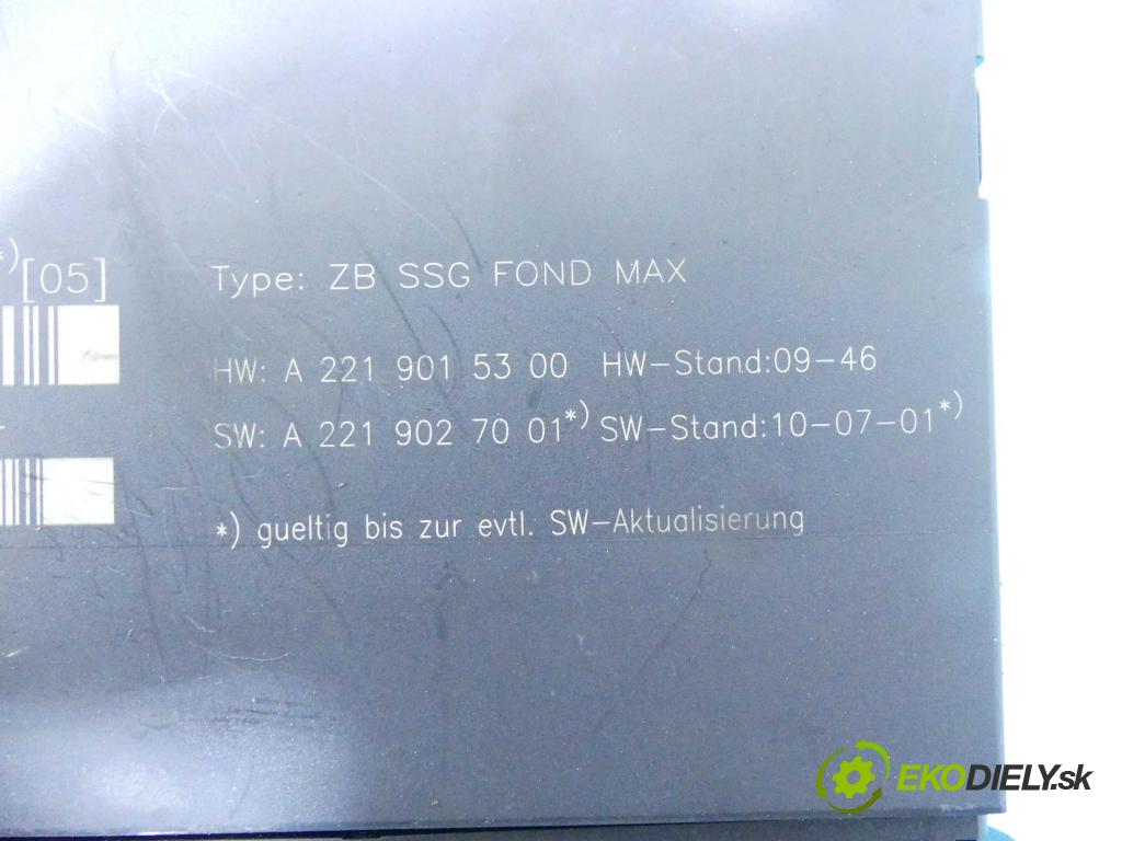 Mercedes S W221 2005-2013 2.1 cdi 204 HP automatic 150 kW 2143 cm3 4- modul riadiaca jednotka A2219002202 (Ostatné)