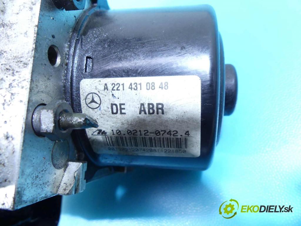 Mercedes S W221 2005-2013 2.1 cdi 204 HP automatic 150 kW 2143 cm3 4- čerpadlo abs A2214310848 (Pumpy ABS)