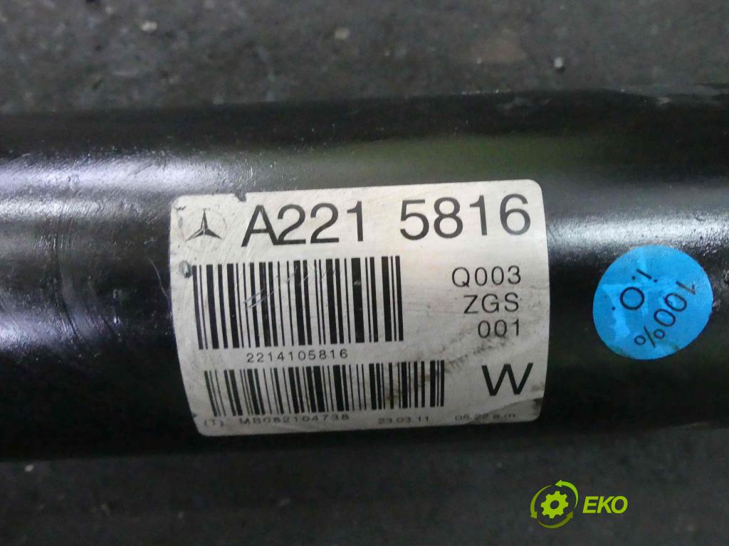 Mercedes S W221 2005-2013 2.1 cdi 204 HP automatic 150 kW 2143 cm3 4- Hřídel: A2215816 (Kardaňové hriadele)