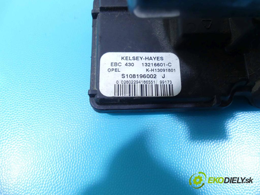 Opel Vectra B 1995-2002 1.6 16v 101 HP manual 74 kW 1598 cm3 4- čerpadlo abs 13091801 (Pumpy ABS)