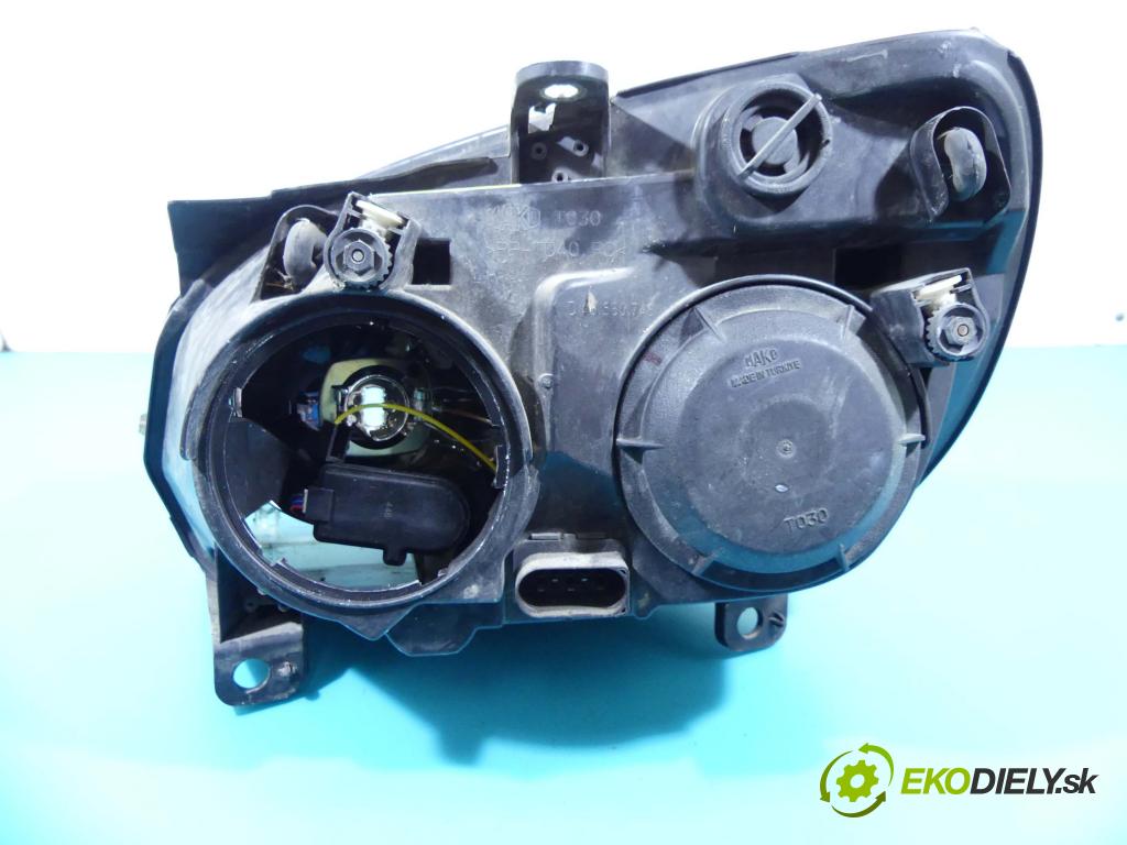 Fiat Doblo I 2001-2010 1.9 jtd 105 HP manual 77 kW 1910 cm3 5- Reflektor: pravý 51755054 (Pravé)