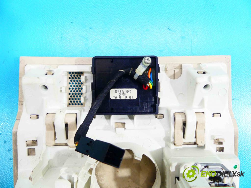 Vw Passat CC 2008-2016 2.0 tdi 170 HP automatic 125 kW 1968 cm3 4- svetlo / reflektor interiéra 3C0035624C