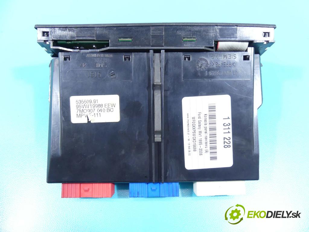 Ford Galaxy Mk1 1995-2006 2.3 16v 145 HP manual 107 kW 2295 cm3 5- panel kúrenia 7M0907040BC