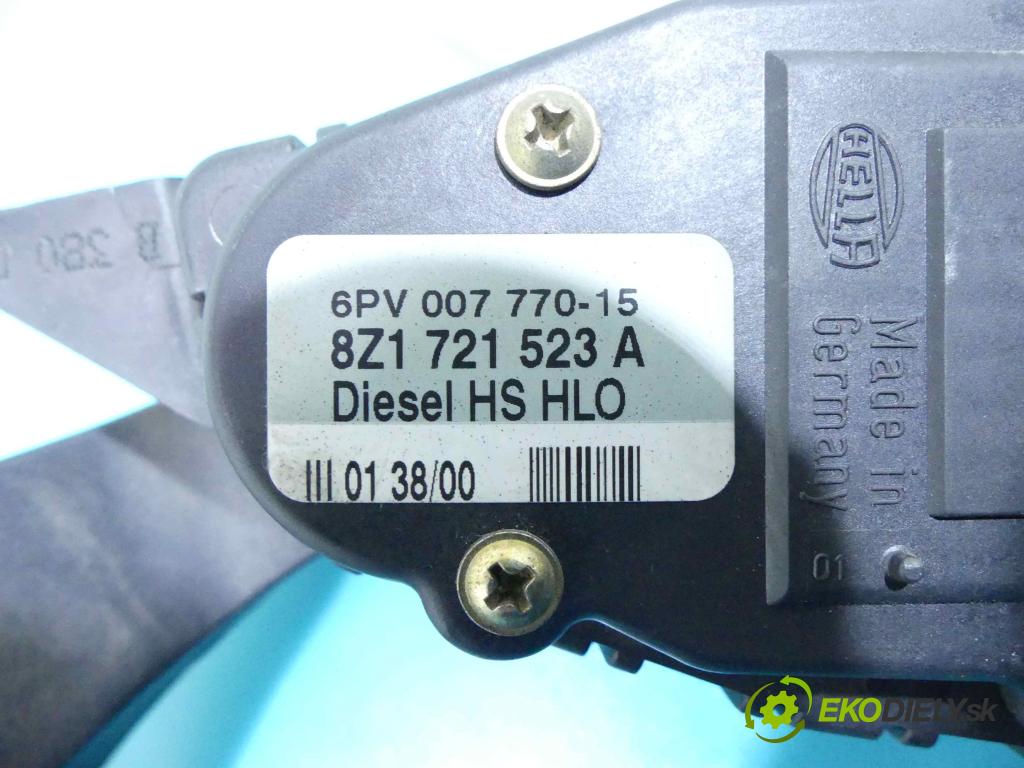 Audi A2 1.4 tdi 75 HP manual 55 kW 1422 cm3 5- pedále 8Z1721523A (Pedále)