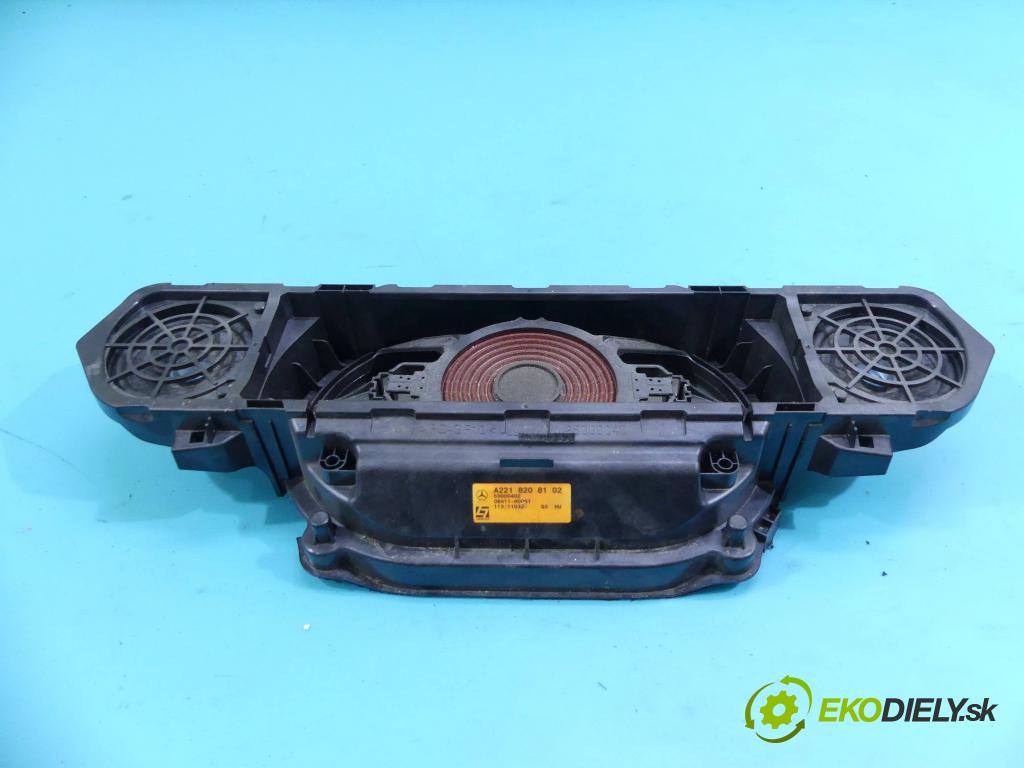 Mercedes S W221 2005-2013 2.1 cdi 204 HP automatic 150 kW 2143 cm3 4- Subwoofer: A2218208102 (Audio zariadenia)