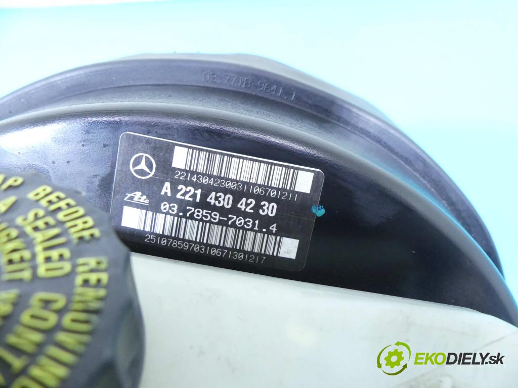 Mercedes S W221 2005-2013 2.1 cdi 204 HP automatic 150 kW 2143 cm3 4- servo brzdové A2214304230