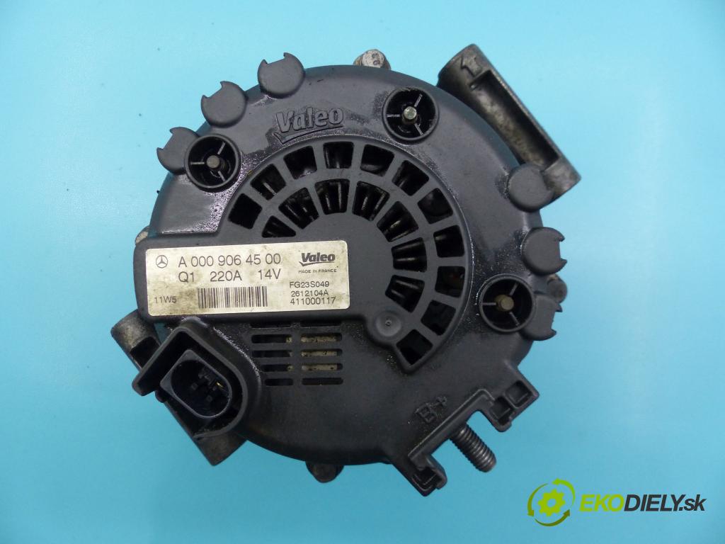 Mercedes S W221 2005-2013 2.1 cdi 204 hp automatic 150 kW 2143 cm3 4- Alternator A0009064500 (Alternátory)