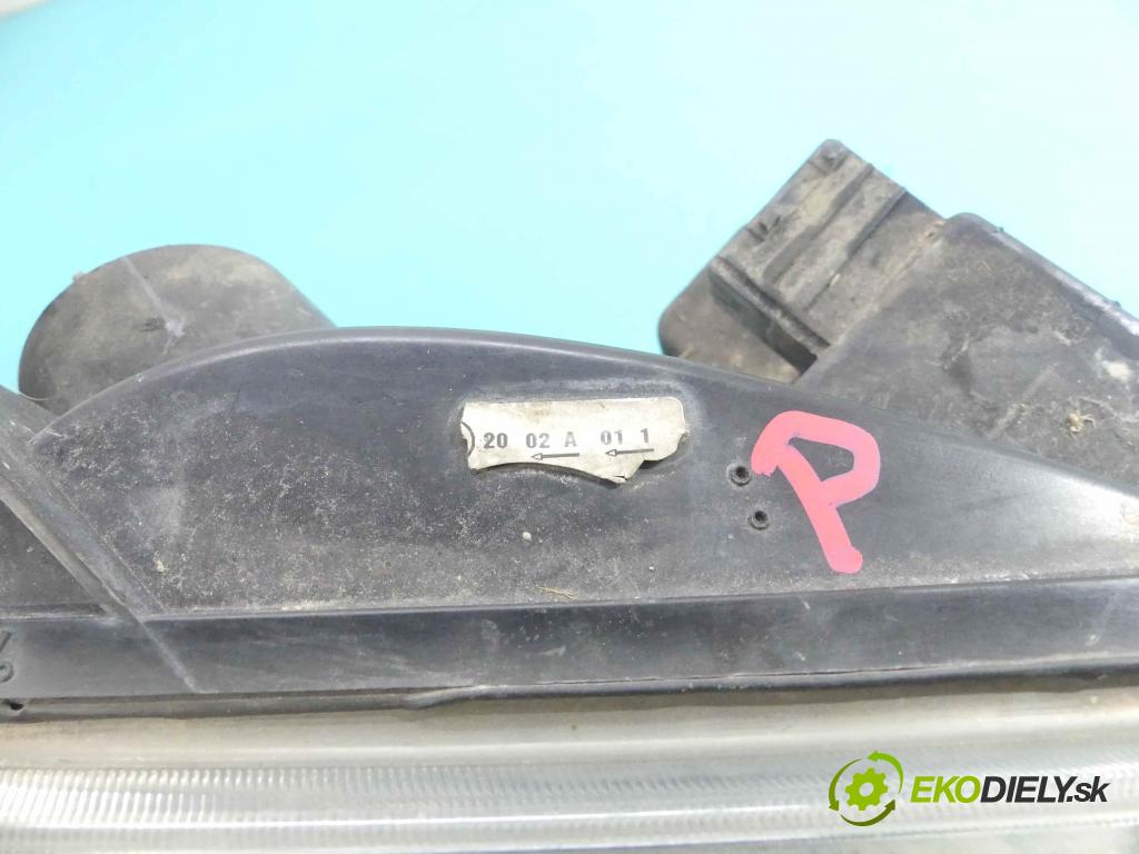 Peugeot Partner I 1996-2008 2.0 hdi 90 HP manual 66 kW 1997 cm3 5- Reflektor: pravý  (Pravé)