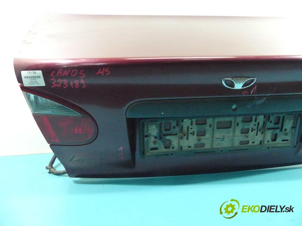 Daewoo Lanos 1.5 16V 99 hp manual 73 kW 1498 cm3 4- zadní kufrové dveře  (Zadní kapoty)