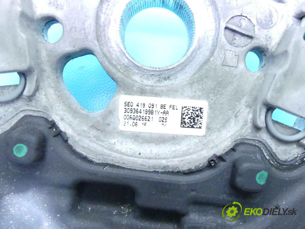 Skoda Rapid 2012-2019 1.4 tdi 90 HP manual 66 kW 1422 cm3 5- volant 5E0419091BE (Volanty)