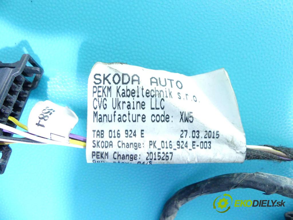 Skoda Rapid 2012-2019 1.4 tdi 90 hp manual 66 kW 1422 cm3 5- Balíček: nárazníku zadní 5JJ971065D