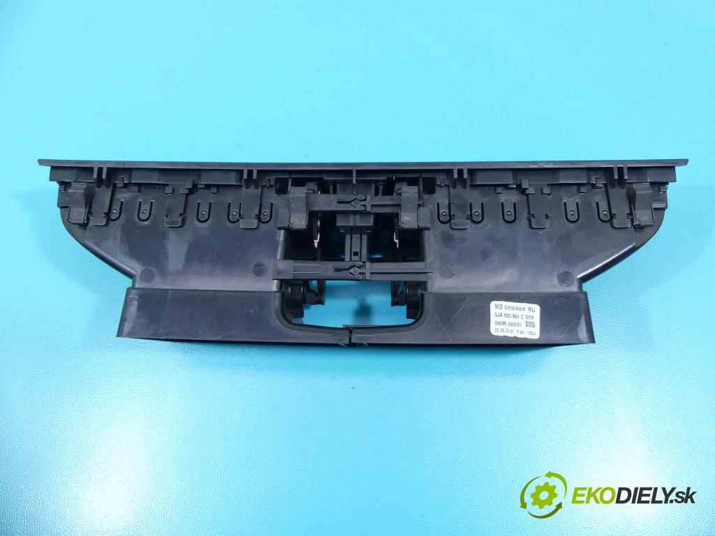 Skoda Rapid 2012-2019 1.4 tdi 90 HP manual 66 kW 1422 cm3 5- Mřížka: kúrenia stredová 5JA820951C (Mriežky kúrenia (fukáre))