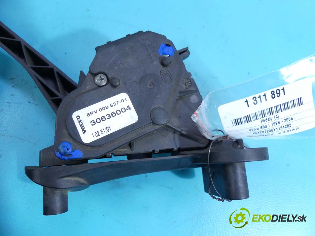 Volvo S80 I 1998-2006 2.5 tdi 140 HP automatic 103 kW 2461 cm3 4- pedále 30636004 (Pedále)