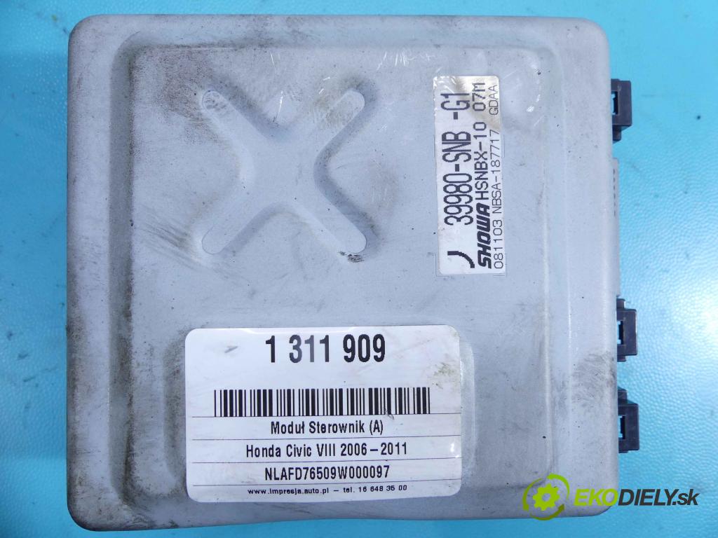 Honda Civic VIII 2006-2011 1.8 16V 140 HP automatic 103 kW 1799 cm3 4- modul riadiaca jednotka 39980-SNB-G1 (Ostatné)