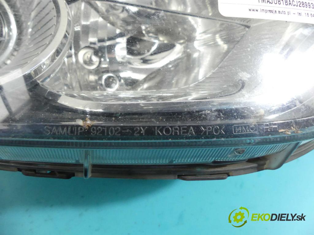Hyundai Ix35 2.0 16v 163 HP manual 120 kW 1998 cm3 5- Reflektor: pravý 92102-2Y (Pravé)