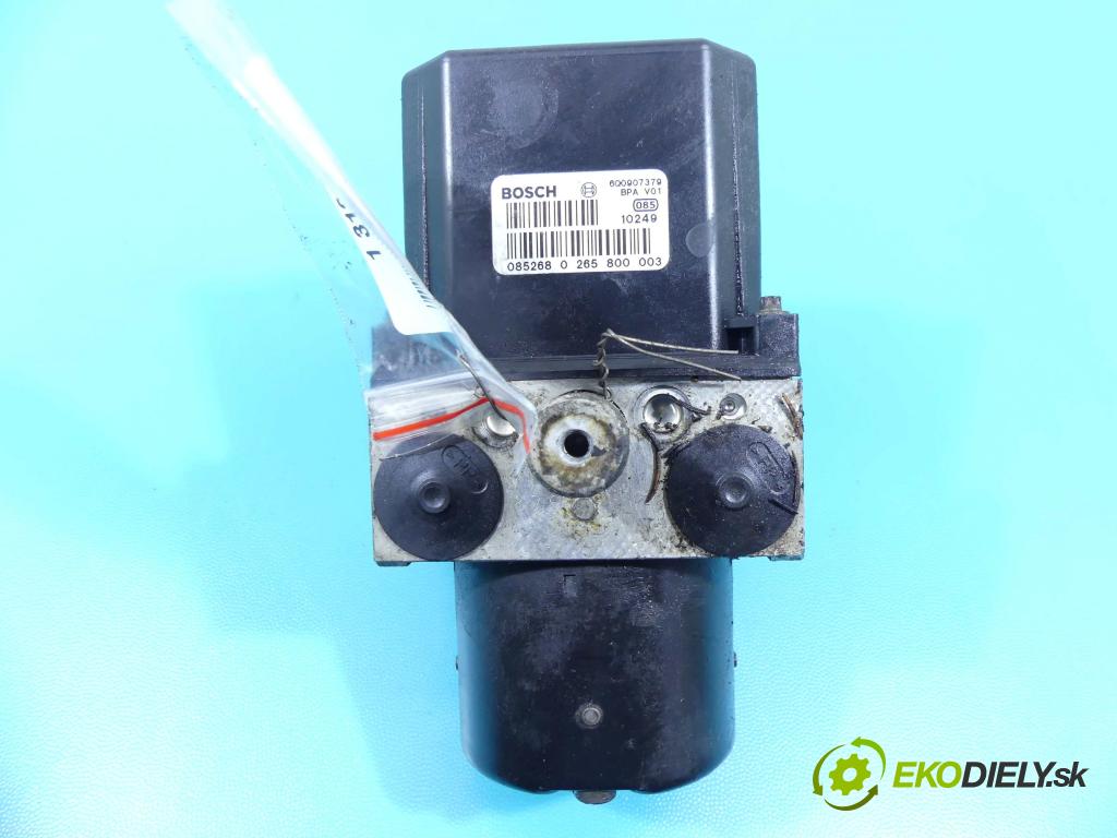 Skoda Fabia I 1999-2007 1.9 sdi 64 HP manual 47 kW 1896 cm3 5- čerpadlo abs 0265800003 (Pumpy ABS)