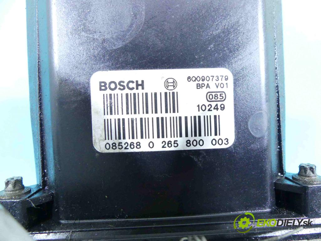Skoda Fabia I 1999-2007 1.9 sdi 64 HP manual 47 kW 1896 cm3 5- čerpadlo abs 0265800003 (Pumpy ABS)