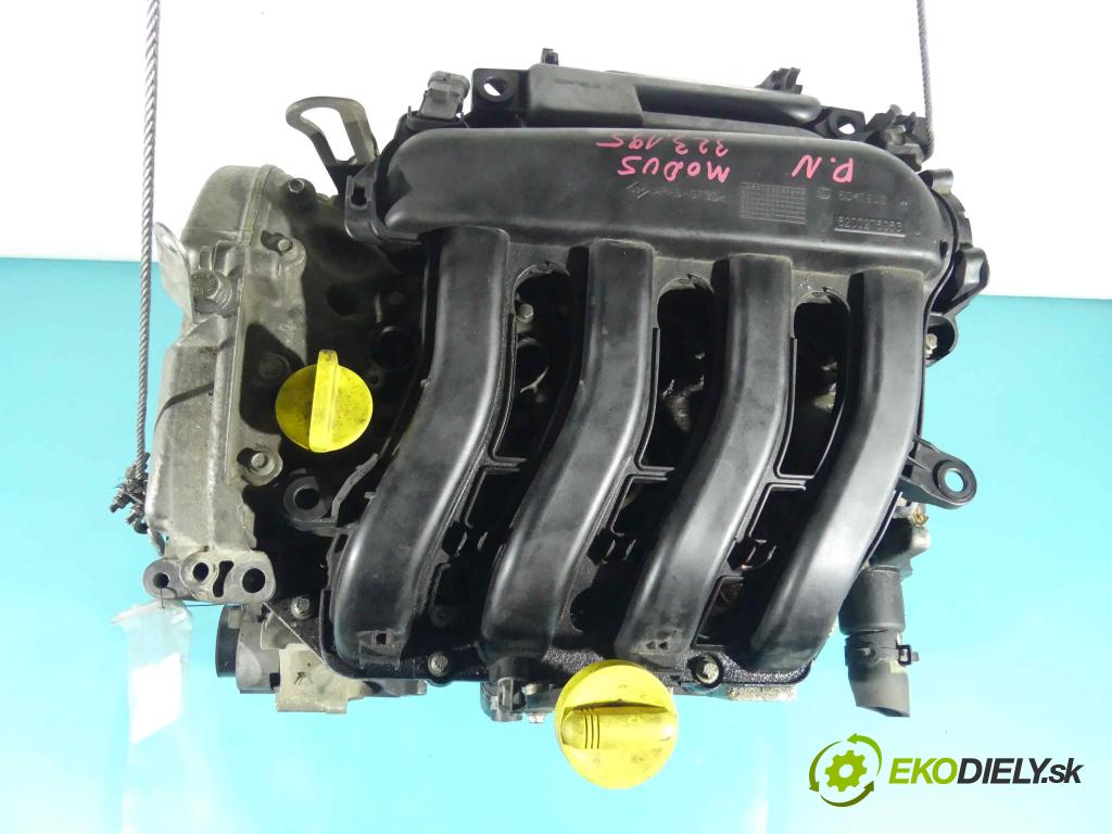 Renault Modus 1.4 16v 98 HP manual 72 kW 1390 cm3 5- motor benzín: K4J G 770