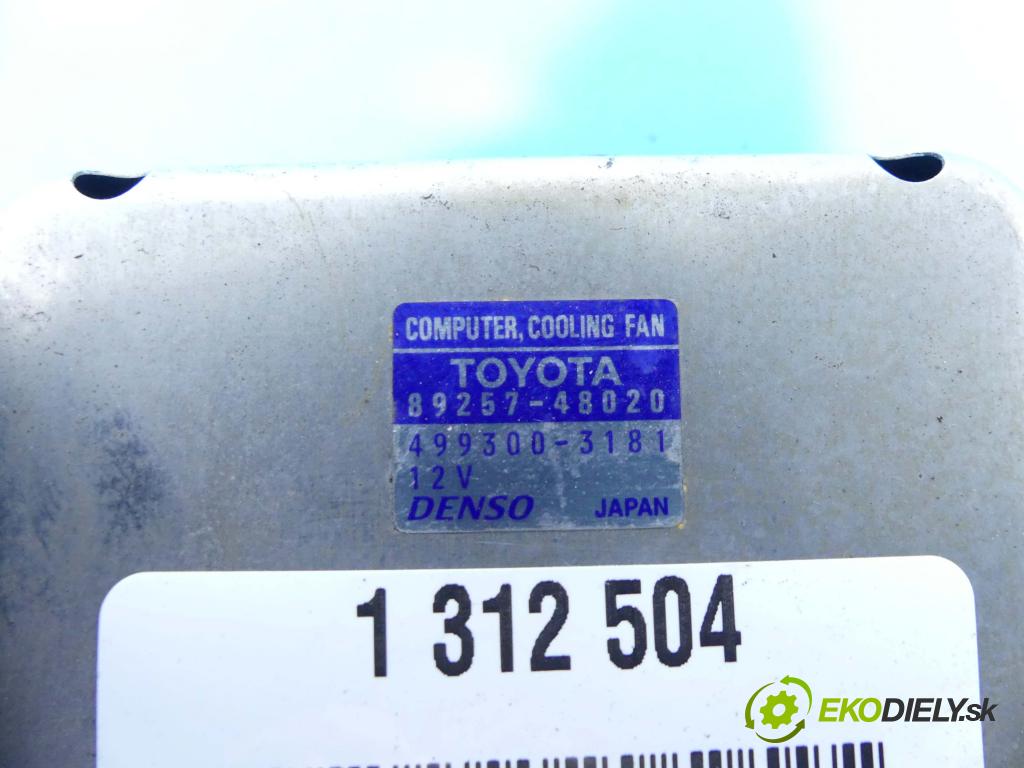 Lexus RX II 2003-2008 3.3 V6 232KM automatic 171 kW 3302 cm3 5- modul riadiaca jednotka 89257-48020 (Ostatné)