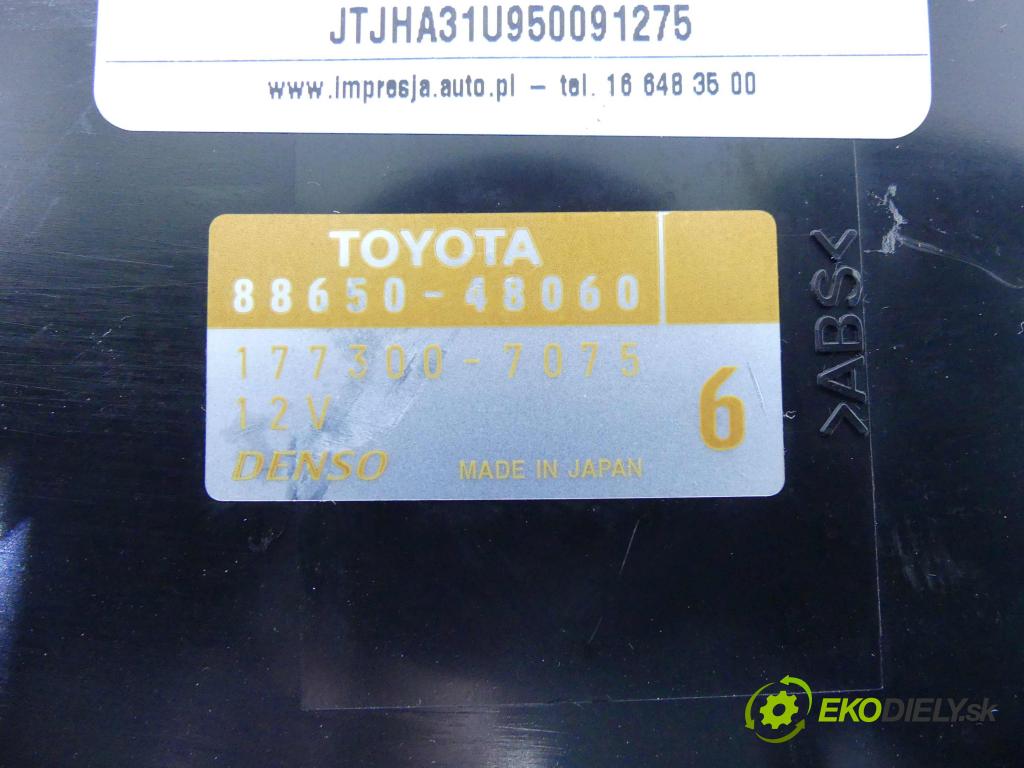 Lexus RX II 2003-2008 3.3 V6 232KM automatic 171 kW 3302 cm3 5- modul riadiaca jednotka 88650-48060 (Ostatné)