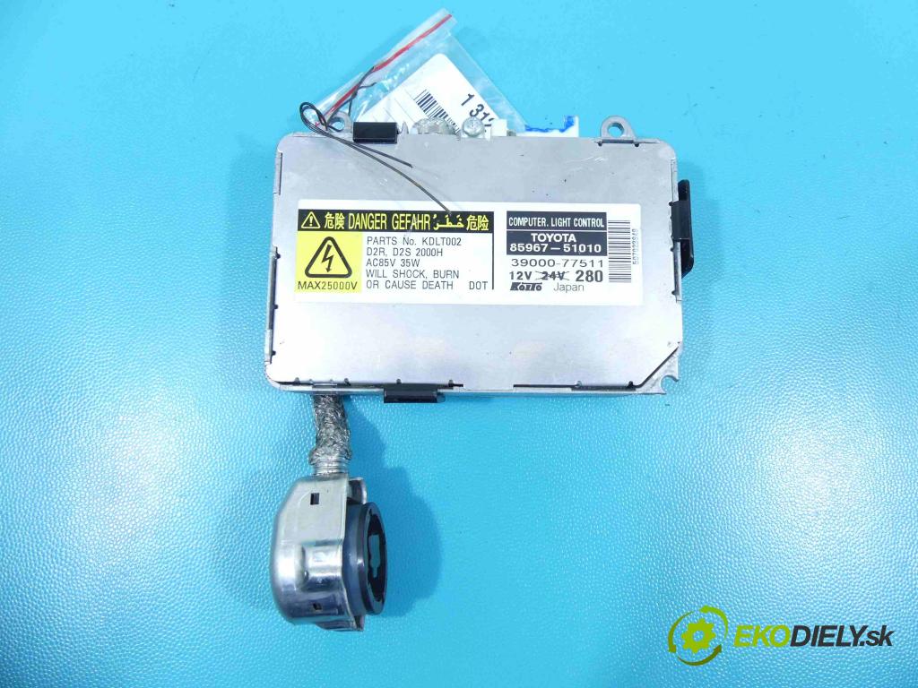 Lexus RX II 2003-2008 3.3 V6 232KM automatic 171 kW 3302 cm3 5- střídač: xenon 85967-51010 (Riadiace jednotky xenónu)