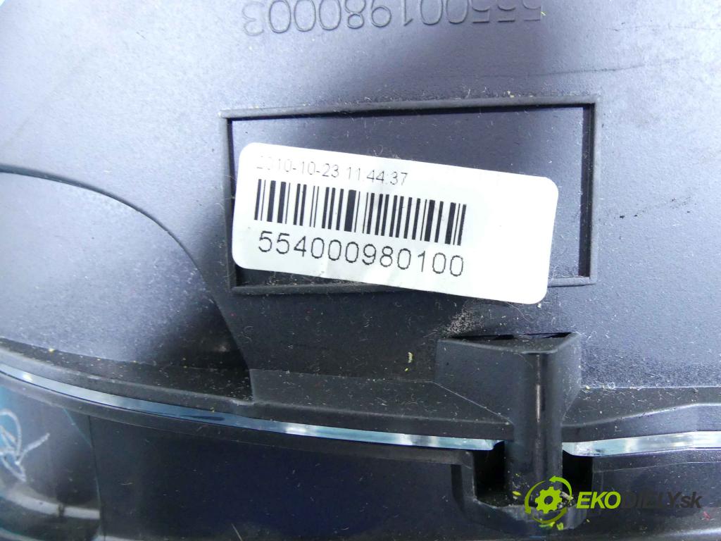 Fiat Bravo II 2007-2014 1.6 jtd 105 HP manual 77 kW 1598 cm3 5- prístrojovka/ budíky 544000980100 (Prístrojové dosky, displeje)