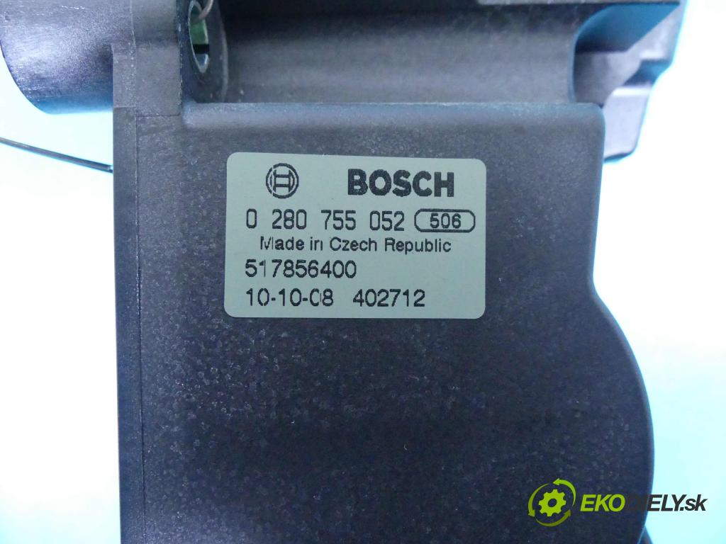 Fiat Bravo II 2007-2014 1.6 jtd 105 HP manual 77 kW 1598 cm3 5- pedále 0280755052 (Pedále)