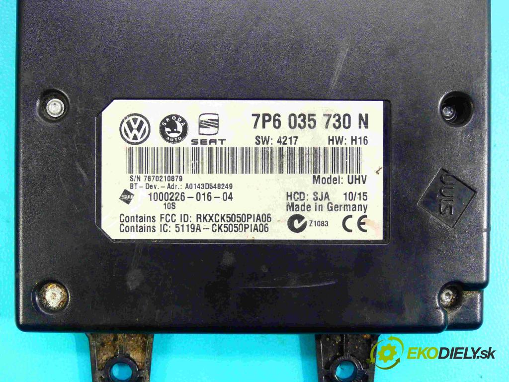 Skoda Superb II 2008-2015 2.0 tdi 140 HP automatic 103 kW 1968 cm3 4- modul riadiaca jednotka 7P6035730N (Ostatné)