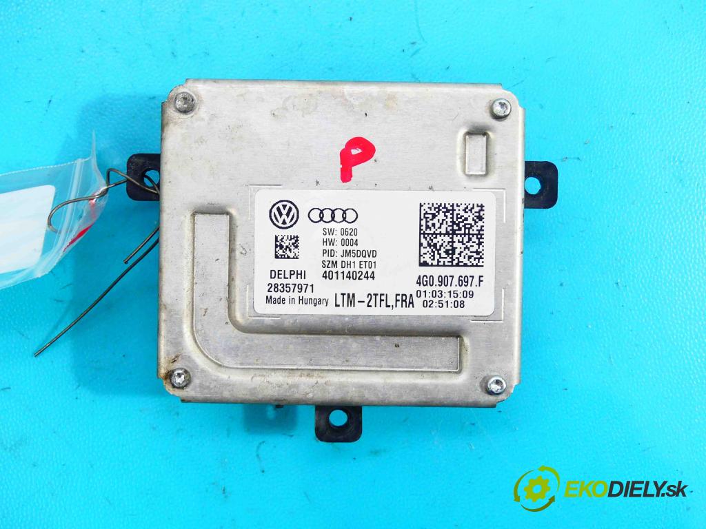 Skoda Superb II 2008-2015 2.0 tdi 140 HP automatic 103 kW 1968 cm3 4- střídač: xenon 4G0907697F (Riadiace jednotky xenónu)