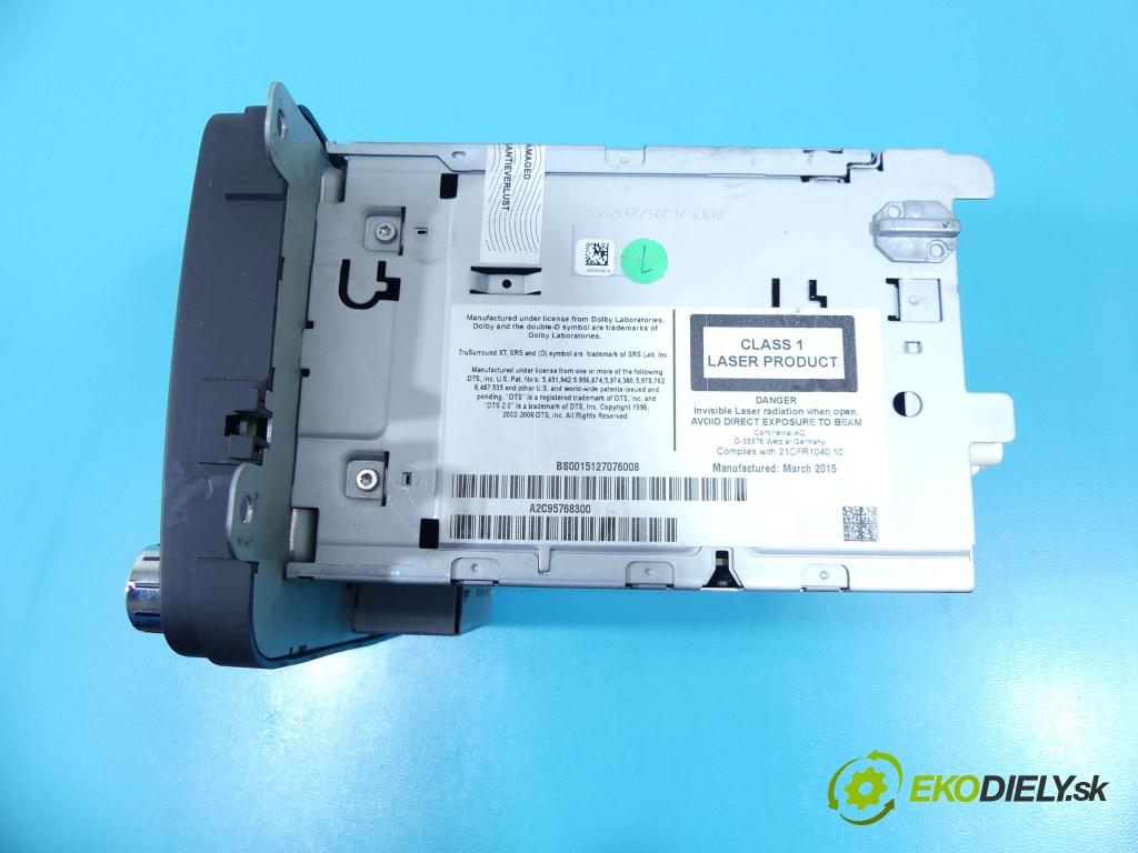 Skoda Superb II 2008-2015 2.0 tdi 140 HP automatic 103 kW 1968 cm3 4- Radio originál 3T0035681C