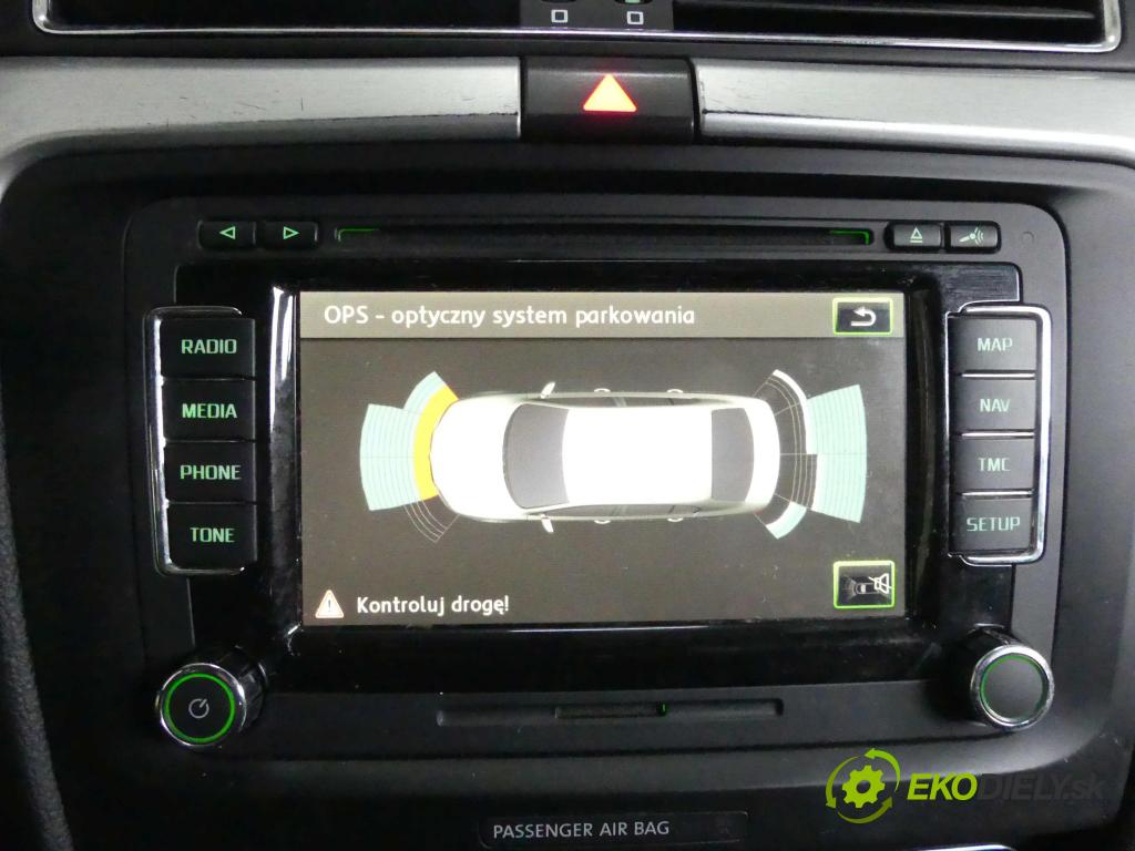 Skoda Superb II 2008-2015 2.0 tdi 140 HP automatic 103 kW 1968 cm3 4- Radio originál 3T0035681C