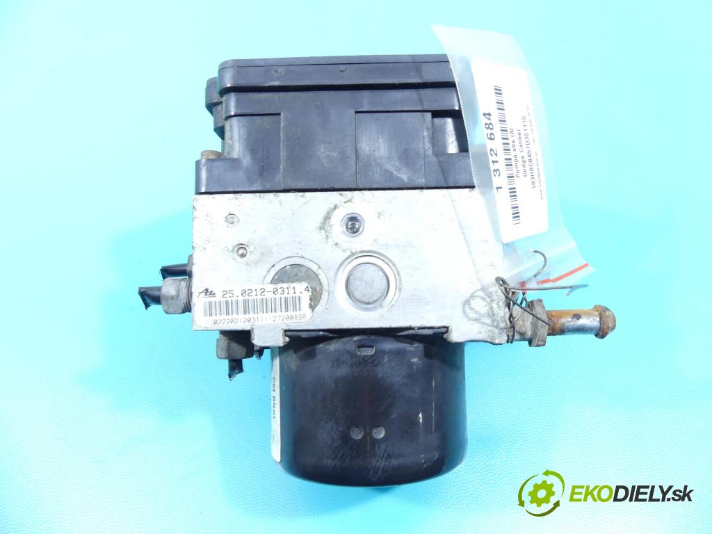 Dodge Caliber 2.0 CRD 140 HP manual 103 kW 1968 cm3 5- čerpadlo abs P05105823AC (Pumpy ABS)