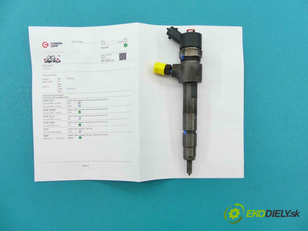 Fiat Doblo I 2001-2010 1.9 jtd 105 HP manual 77 kW 1910 cm3 5- vstrek 0445110187 (Vstrekovače)