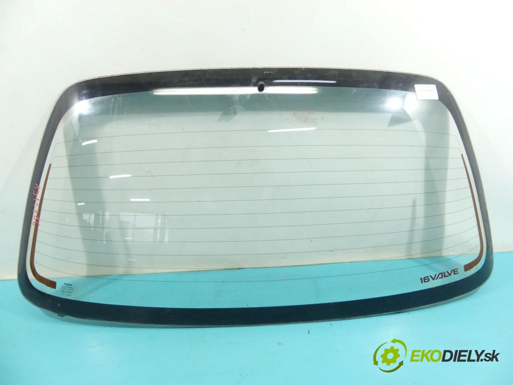 Nissan Micra K11 1992-2003 1.0 16v 68 hp manual 50 kW 998 cm3 5- sklo zadní  (Okna zadní)