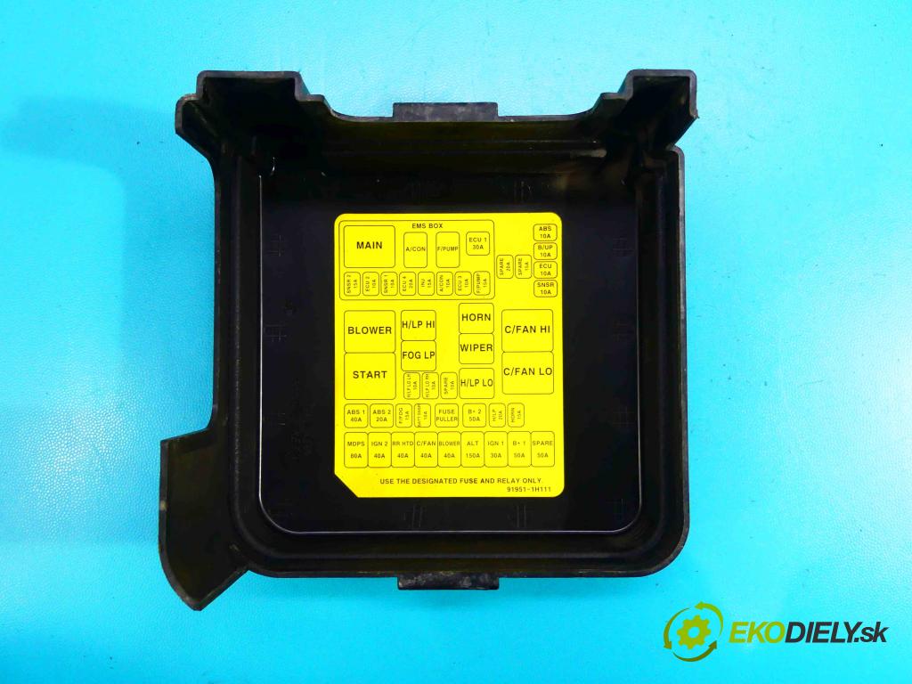 Kia Ceed I 2006-2012 1.6 crdi 116 hp manual 85 kW 1582 cm3 5- skříňka pojistková 91951-0Q000 (Pojistkové skříňky)