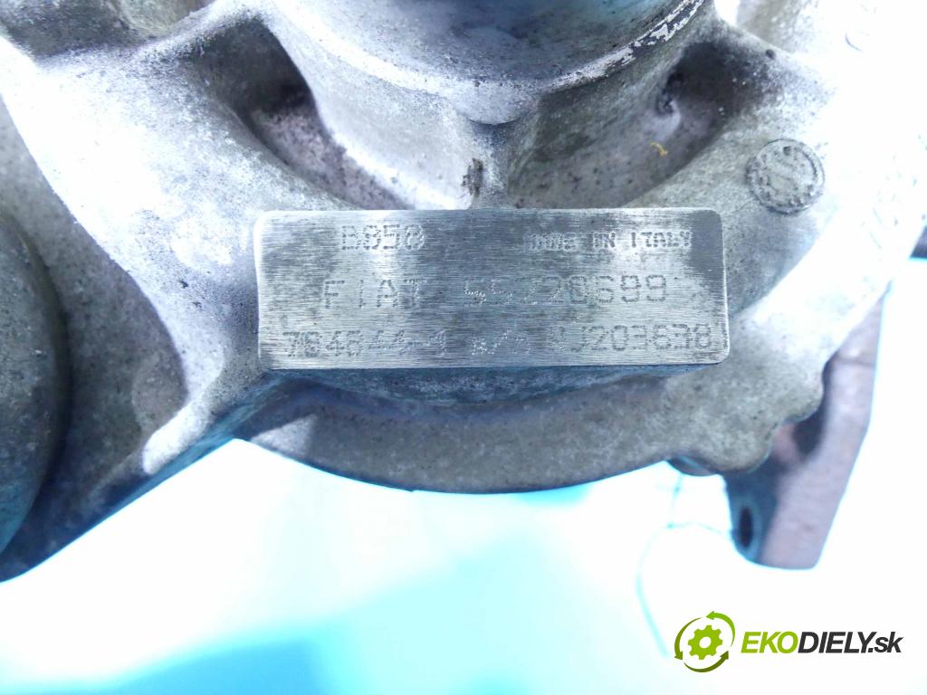 Fiat Bravo II 2007-2014 1.6 jtd 105 HP manual 77 kW 1598 cm3 5- turbodúchadlo, turbo 784844-1 (Turbodúchadlá (kompletné))