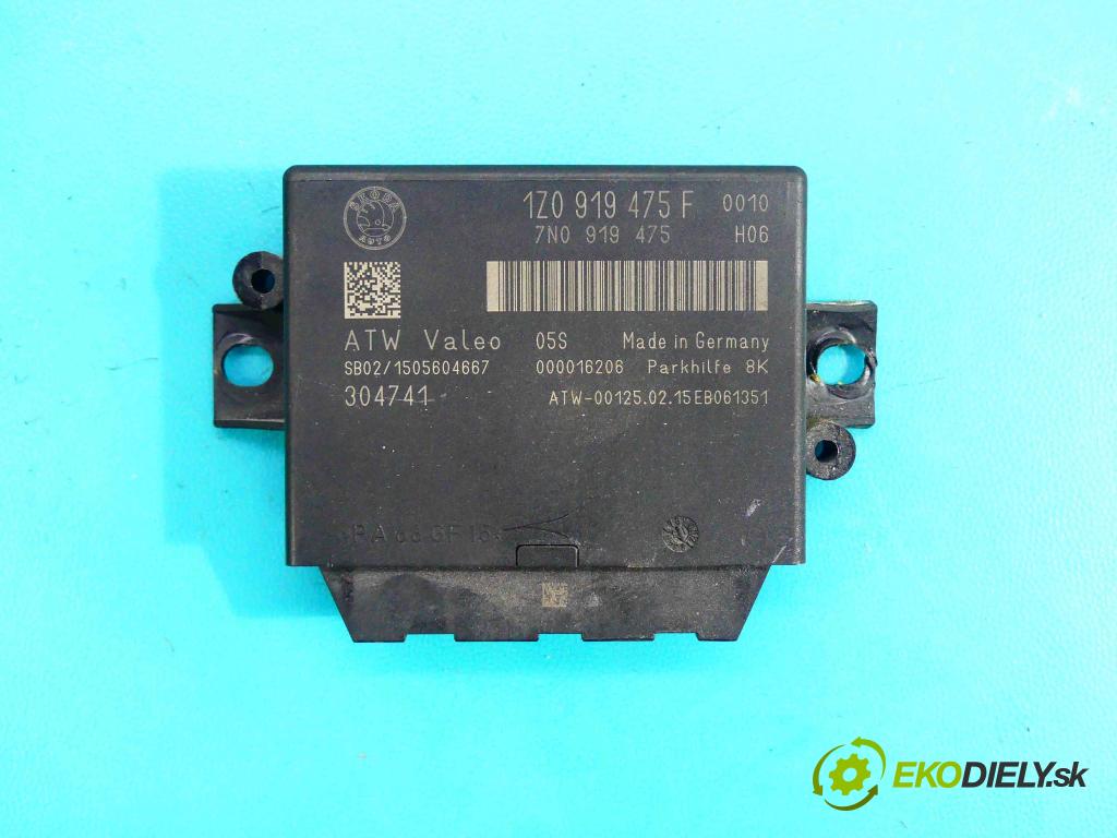 Skoda Superb II 2008-2015 2.0 tdi 140 HP automatic 103 kW 1968 cm3 4- modul riadiaca jednotka 1Z0919475F (Ostatné)