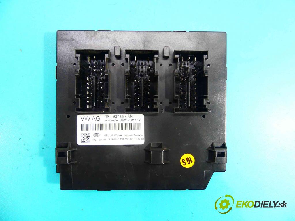 Skoda Superb II 2008-2015 2.0 tdi 140 HP automatic 103 kW 1968 cm3 4- modul riadiaca jednotka 1K0937087AN (Ostatné)