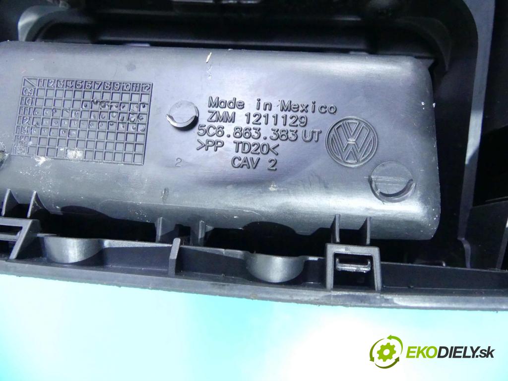Vw Jetta VI 2010-2018 1.4 TSI 122 HP manual 90 kW 1390 cm3 4- operadlo 5C6863383UT (Lakťové opierky)