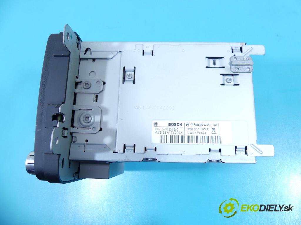 Vw Jetta VI 2010-2018 1.4 TSI 122 HP manual 90 kW 1390 cm3 4- Radio originál 3C8035195F