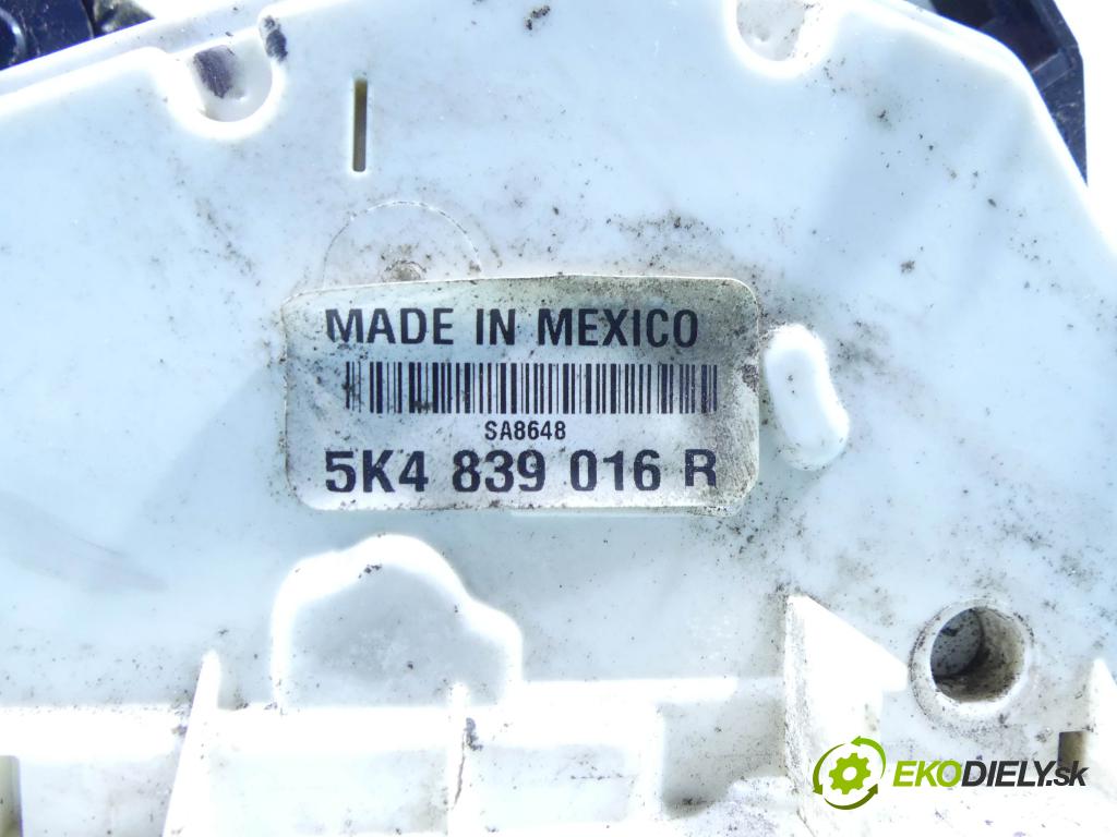 Vw Jetta VI 2010-2018 1.4 TSI 122 hp manual 90 kW 1390 cm3 4- zámek zadní pravý 5K4839016R