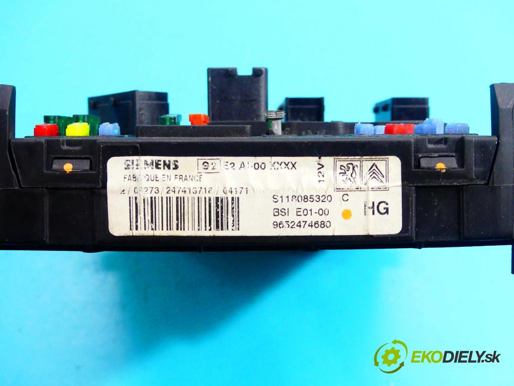 Citroen Xsara Picasso 1,8.0 16V 116 HP manual 85 kW 1749 cm3 5- modul riadiaca jednotka 9652474680 (Ostatné)