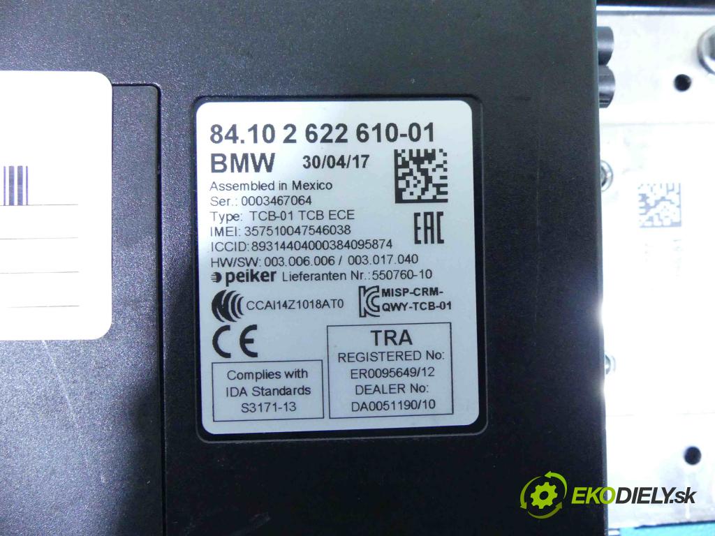 Bmw 2 F45/F46 2014-2022 2.0d 150 HP automatic 110 kW 1995 cm3 5- modul riadiaca jednotka 2622610 (Ostatné)