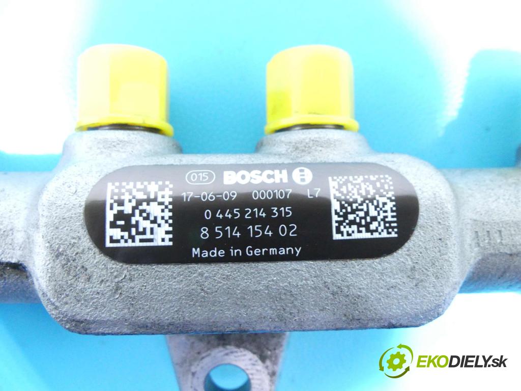 Bmw 2 F45/F46 2014-2022 2.0d 150 HP automatic 110 kW 1995 cm3 5- lišta vstrekovacia 0445214315 (Vstrekovacie lišty)
