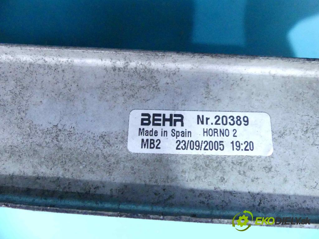 Renault Scenic II 2003-2009 1.5 dci 106 hp manual 78 kW 1461 cm3 5- Intercooler 8200115540 (Chladiče nasávaného vzduchu (intercoolery))