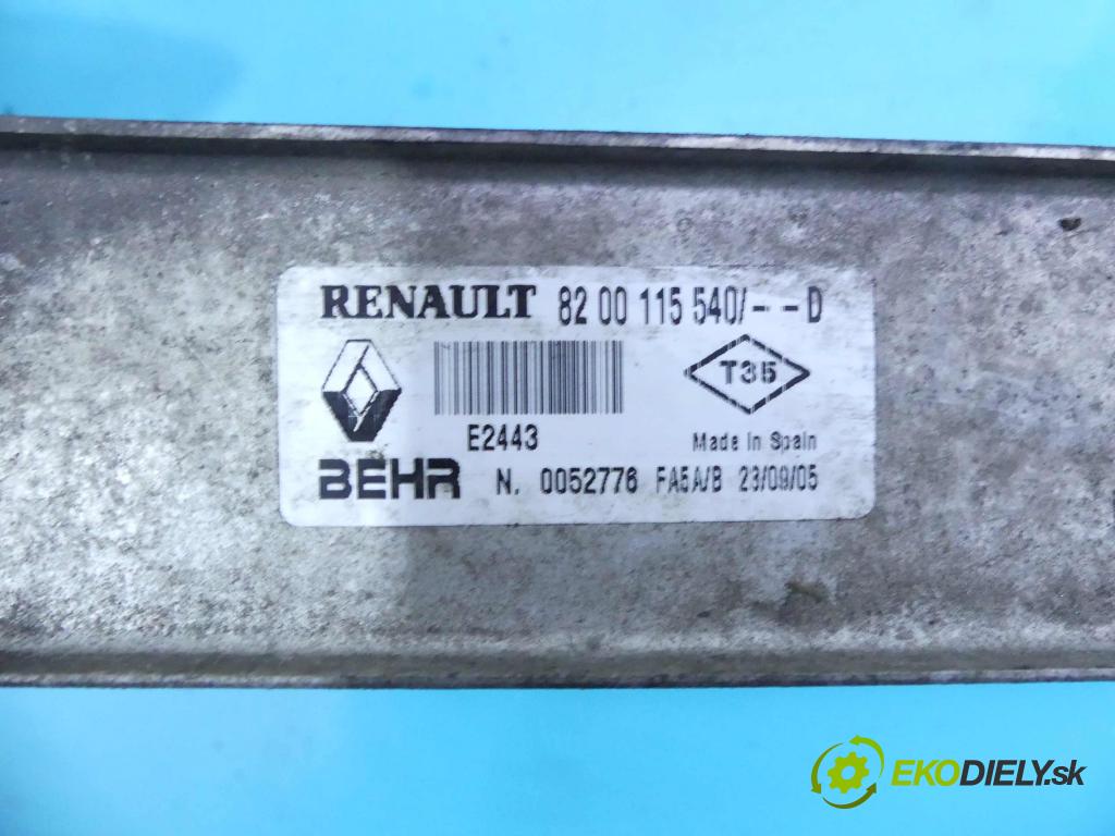 Renault Scenic II 2003-2009 1.5 dci 106 hp manual 78 kW 1461 cm3 5- Intercooler 8200115540 (Chladiče nasávaného vzduchu (intercoolery))