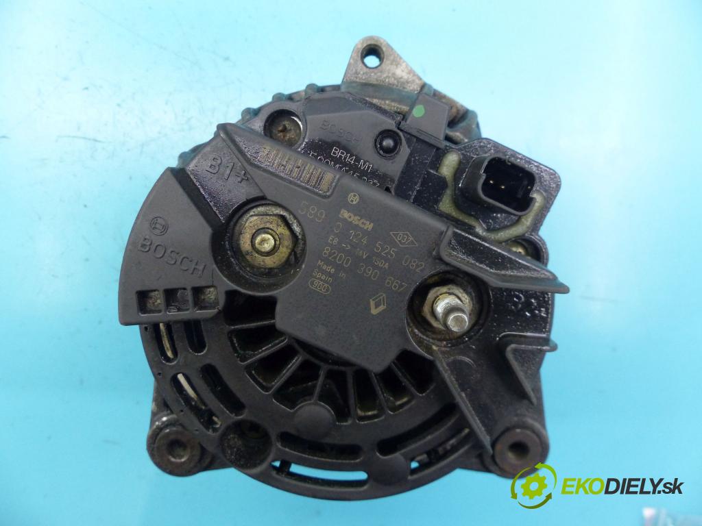 Renault Scenic II 2003-2009 1.5 dci 106 hp manual 78 kW 1461 cm3 5- Alternator 0124525082 (Alternátory)