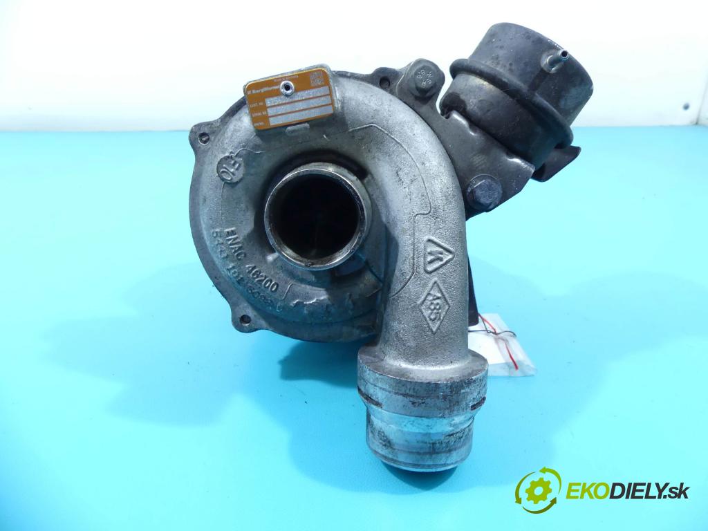 Renault Scenic II 2003-2009 1.5 dci 106 HP manual 78 kW 1461 cm3 5- turbodúchadlo, turbo 5439-970-0070 (Turbodúchadlá (kompletné))