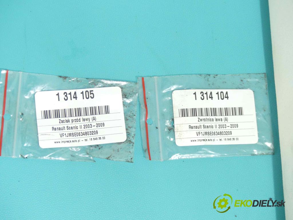 Renault Scenic II 2003-2009 1.5 dci 106 HP manual 78 kW 1461 cm3 5- náboj ľavé  (Náboje)