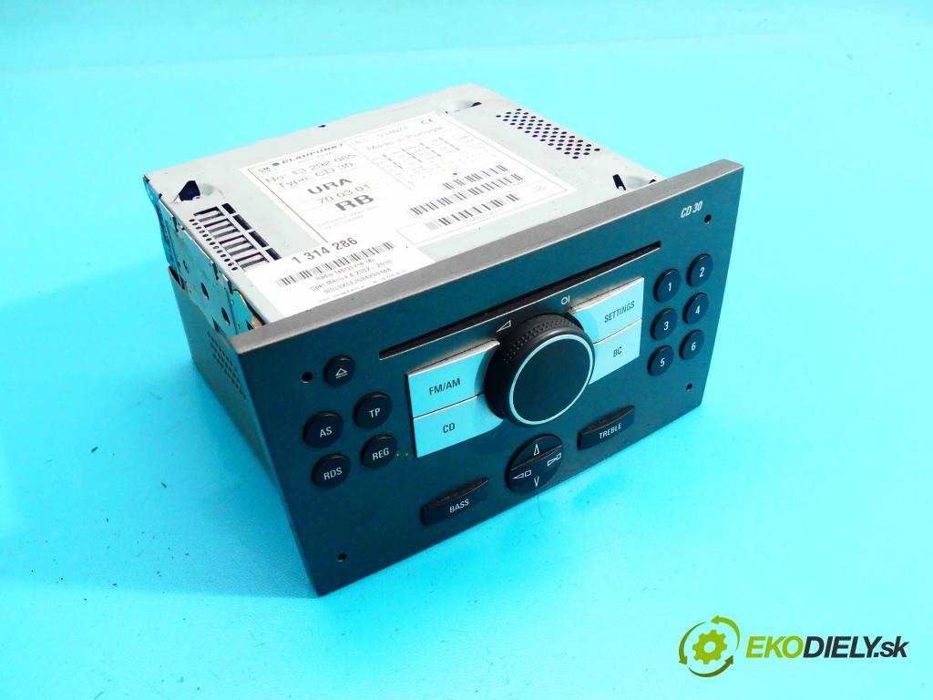 Opel Meriva A 2002-2010 1.4 16v 90 HP manual 66 kW 1364 cm3 5- Radio originál 13292085